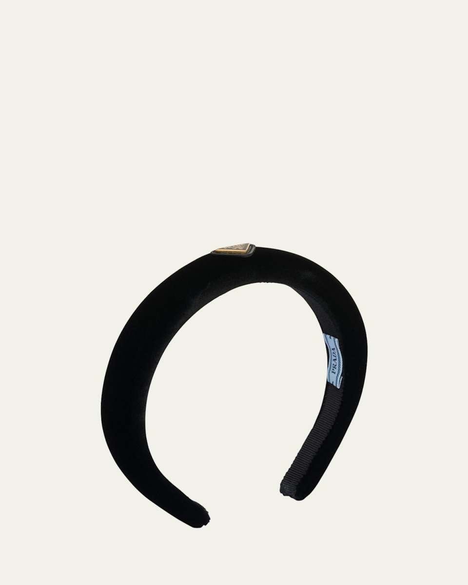 Triangle Velvet Padded Headband